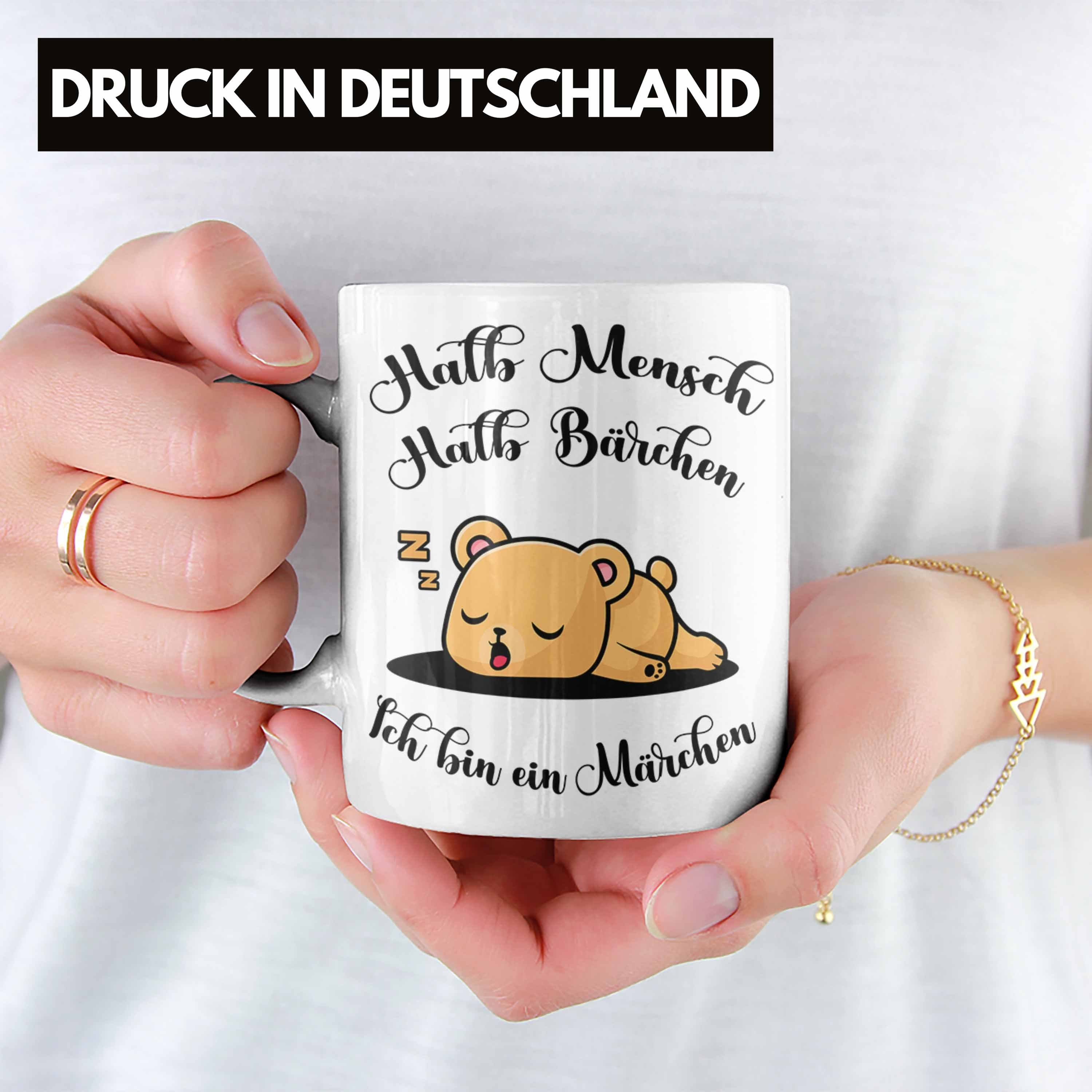 Halb Halb Weiss Bärchen Mensch Geschenk Bärchen Tierliebhaber Trendation Tasse Tasse Süße