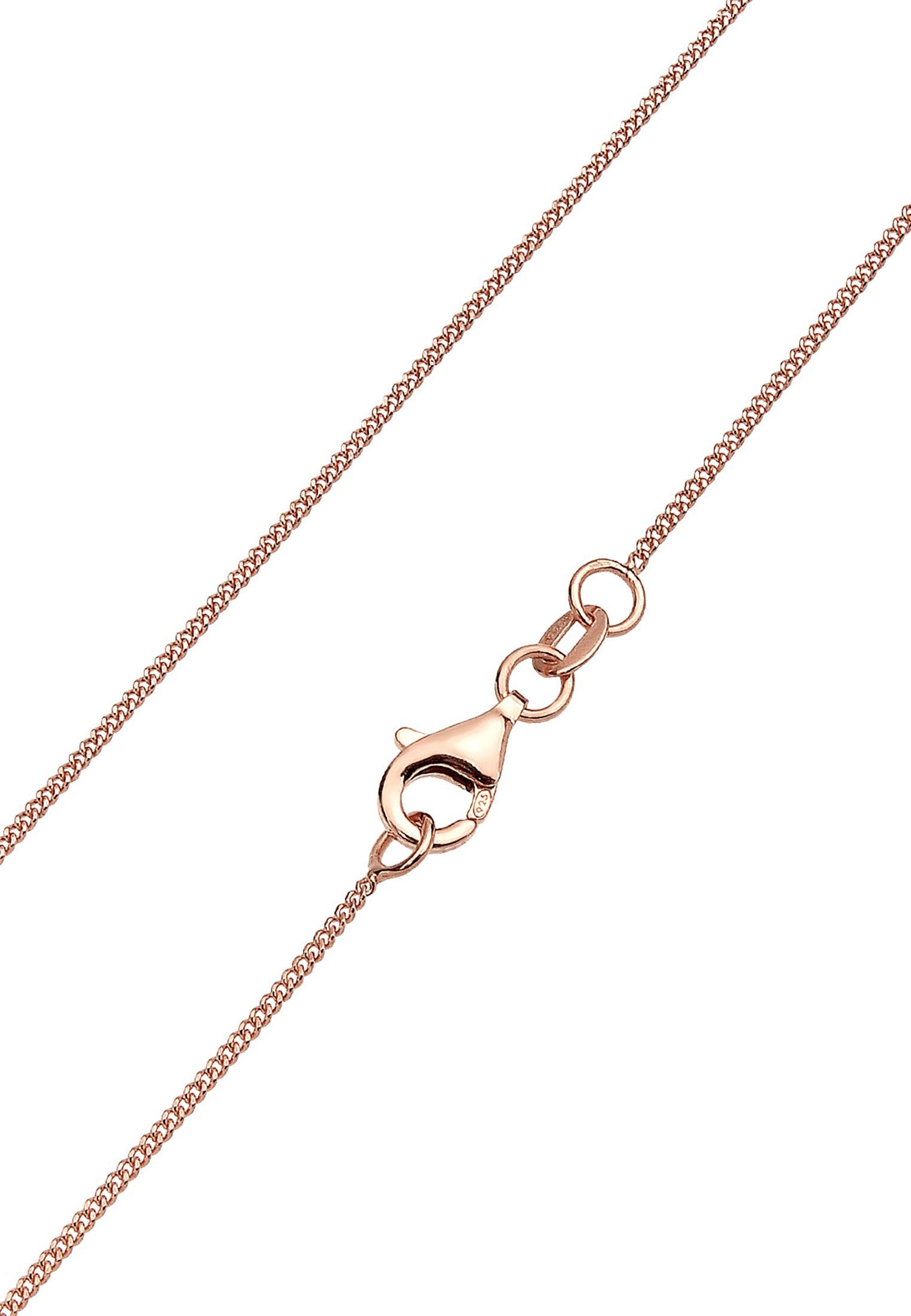 Elli Kette mit Anhänger 925 Sterling Silber rosévergoldet, mit Kristallen von Swarovski® – Bild 5 von 5