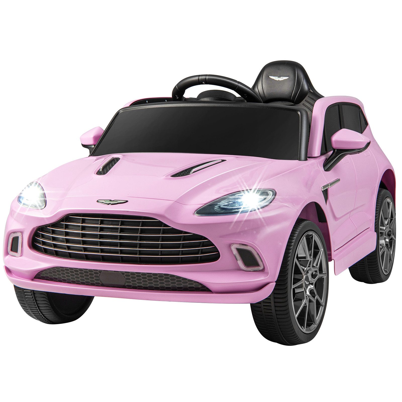 COSTWAY Elektro-Kinderauto Aston Martin, Elektroauto, mit USB, Fernbedienung, Musik