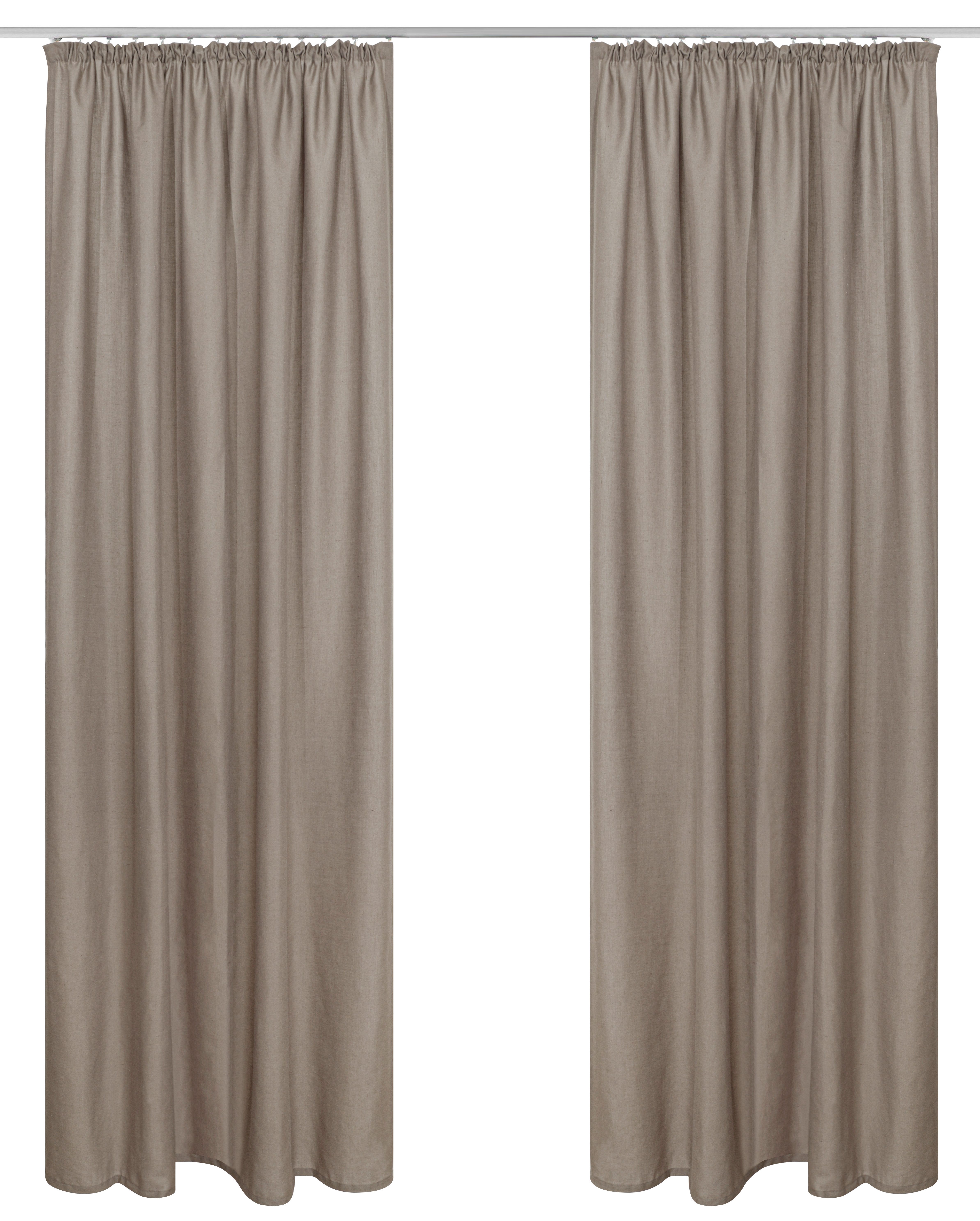 OTTO home Gardine Rudy, 1 Stück, Leinenstruktur, halbtransparent (1 St), Kräuselband, halbtransparent, Leinenstruktur, Halbtransparent, Leinenlook, Polyester-Le – Bild 3 von 5