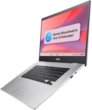 Asus Chromebook CX1 CX1500CKA-EJ0161 Chromebook (39,6 cm/15,6 Zoll, Intel Pentium Silber N6000, UHD Graphics, ChromeOS, Clamshell Laptop)