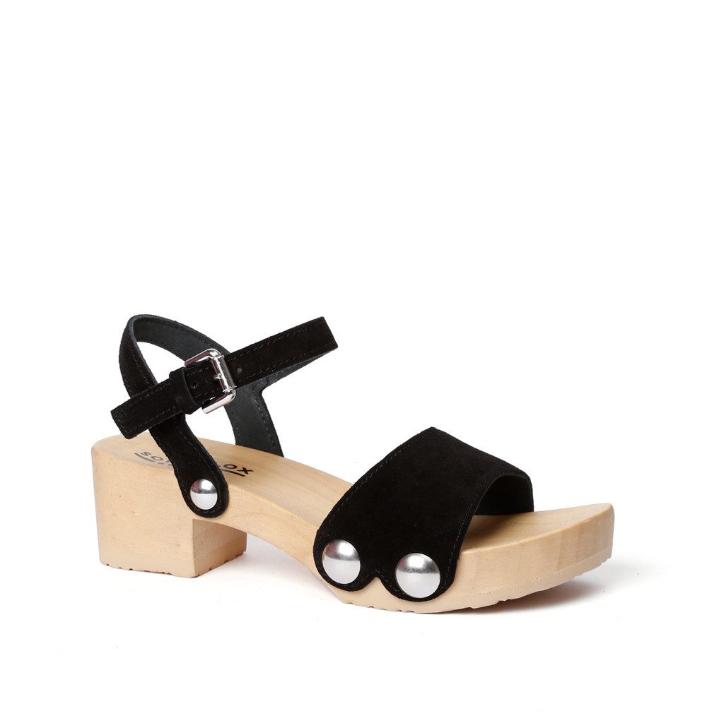 Softclox PENNY Kaschmir schwarz (natur) Sandalette