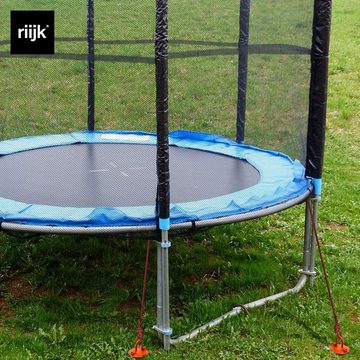 riijk Bodenanker Erdanker, Hering für Trampolin, Schaukel, Hund u. Spielturm, für Zelt, Gartenzelt, Hundeleine, Trampolin, Poolabdeckung, Schaukel, Klettergerüst, Hüpfburg, Eindrehen, (Set, 1-St., Zelthering mit Eindrehhilfe), Öse, Eindrehhilfe