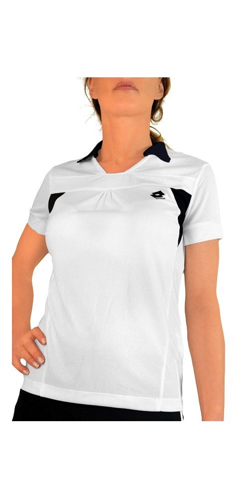 Lotto Poloshirt Flo weiss/deepnavy Damen
