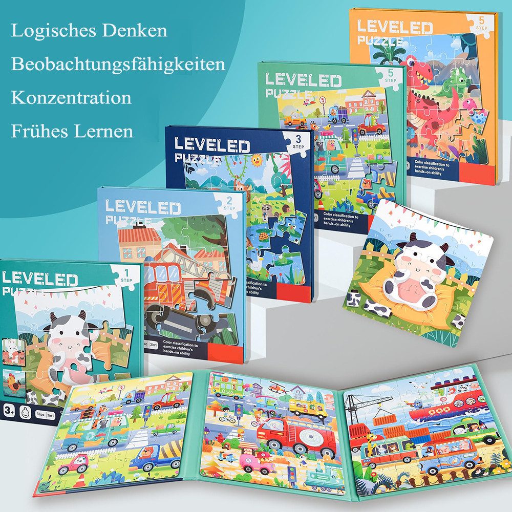 CLTYQ Steckpuzzle Magnetische Puzzle für Kinder, günstig online kaufen