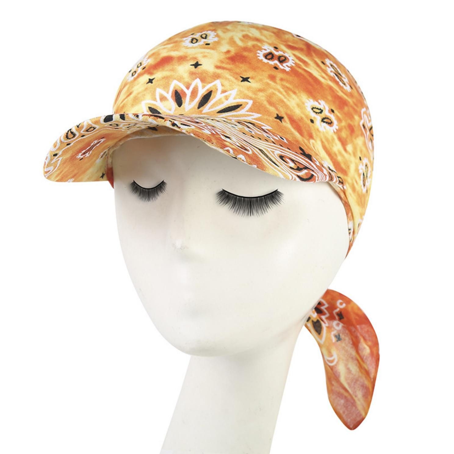 Coonoor Baseball Cap Bandana Cap mit Schleifenbindung Damen,leicht und weich