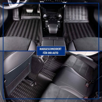 ELMASLINE Auto-Fußmatten Gummi (4 St), für SEAT Mii Electric (2020-2024) E-Auto / Elektro - 3D Gummimatten mit extra hohem Rand für mehr Schutz - Passend für Baujahre:, 2020 - 2024