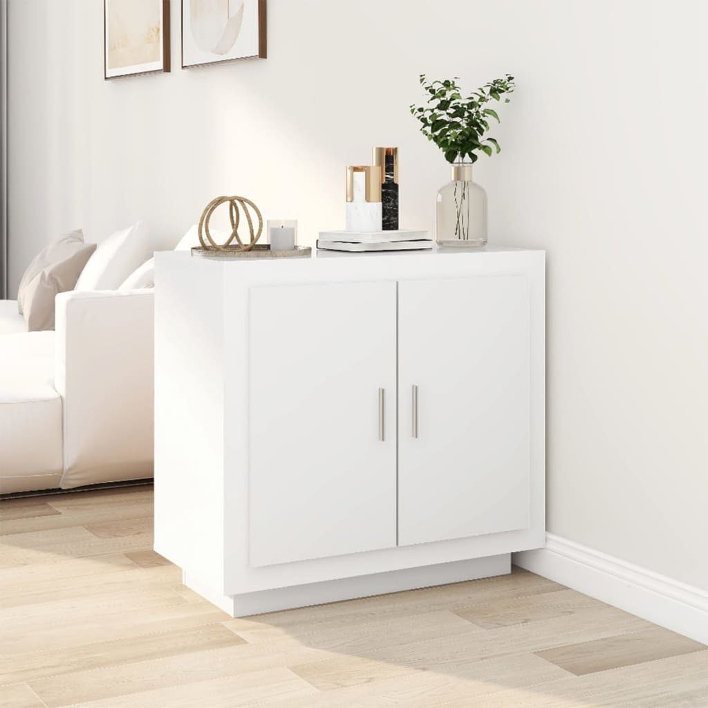 furnicato Sideboard Weiß 80x40x75 cm Holzwerkstoff günstig online kaufen