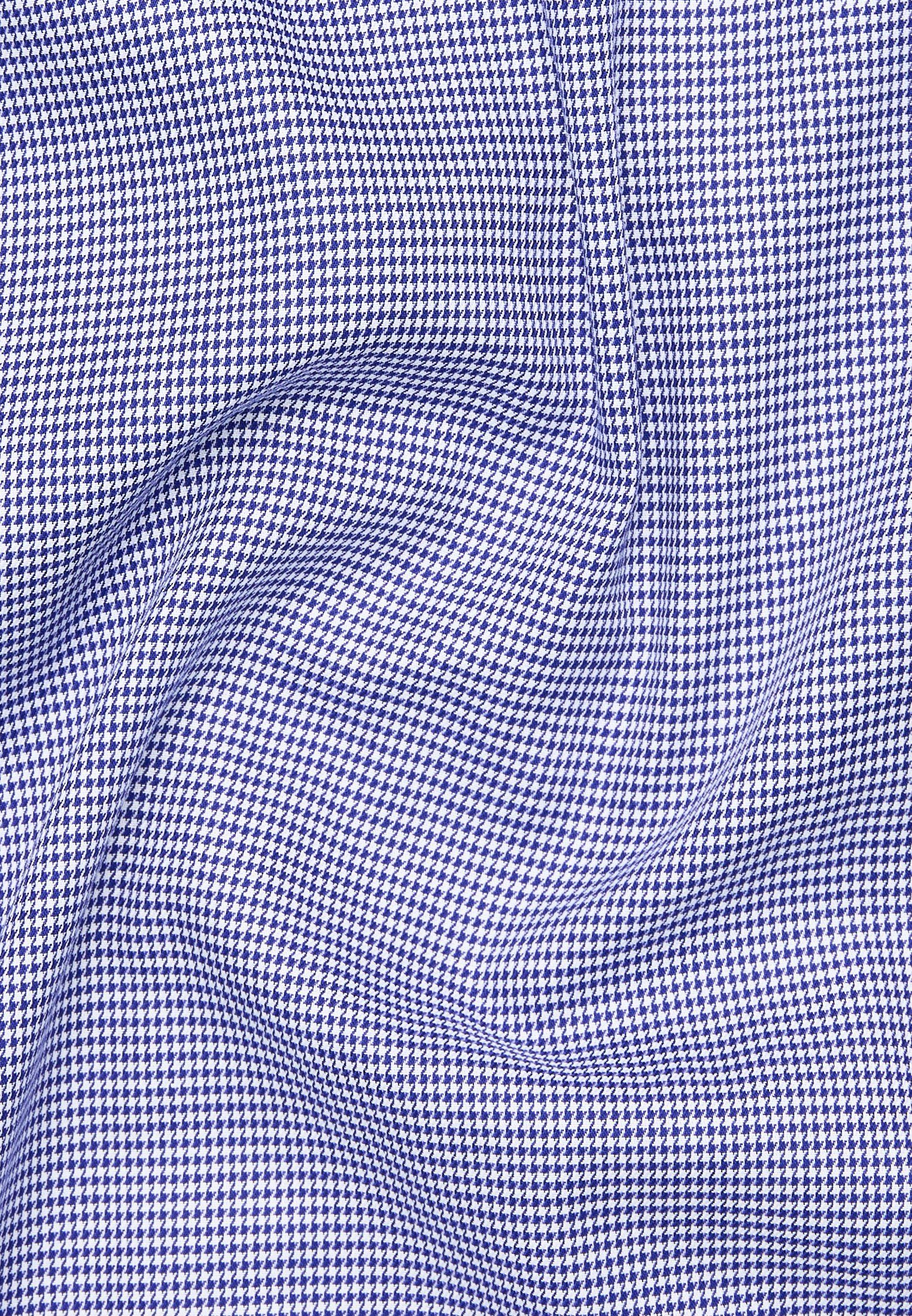 Eterna Langarmhemd FIT SLIM dunkelblau