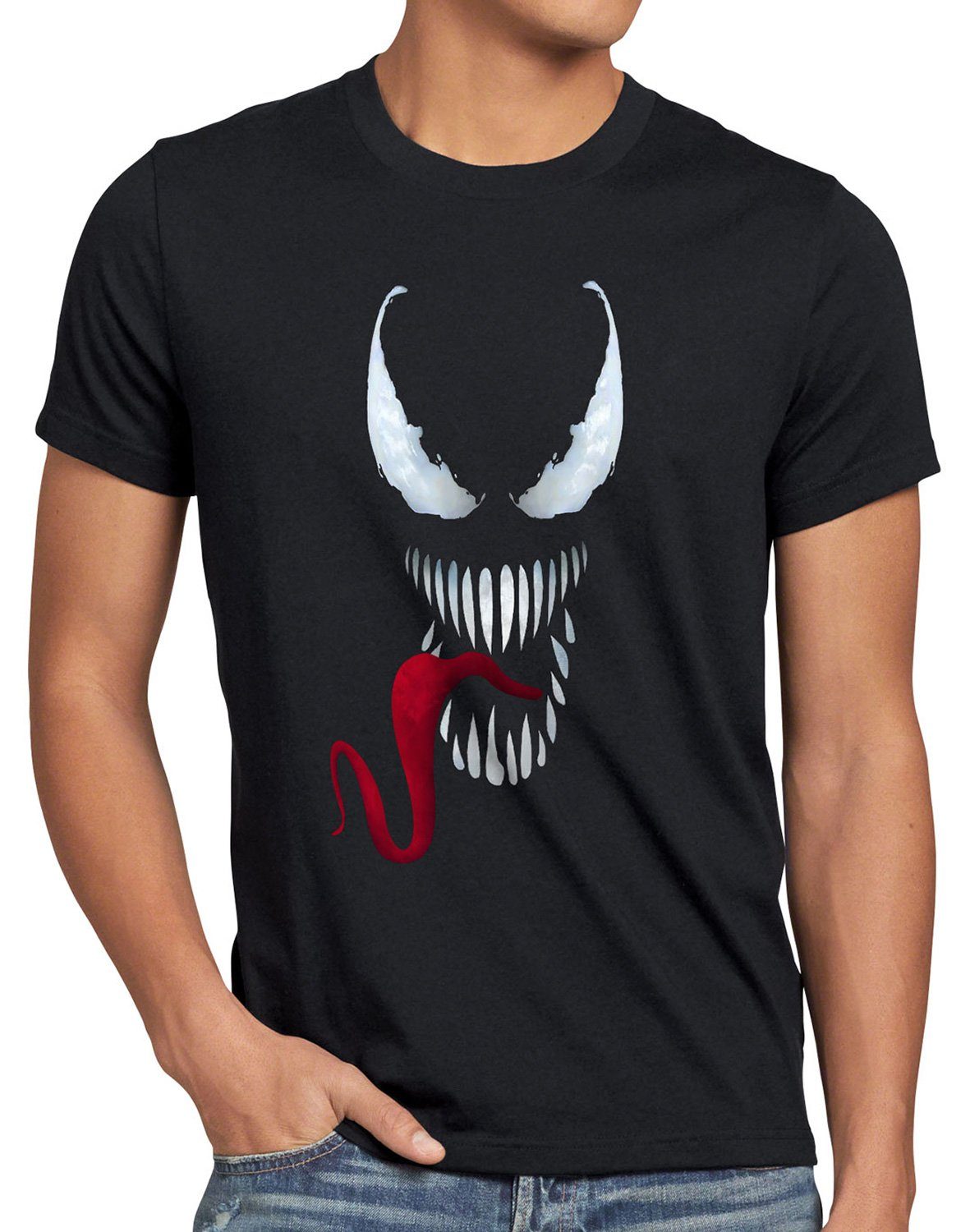 style3 Print-Shirt Herren T-Shirt Eddie Brock comic kino