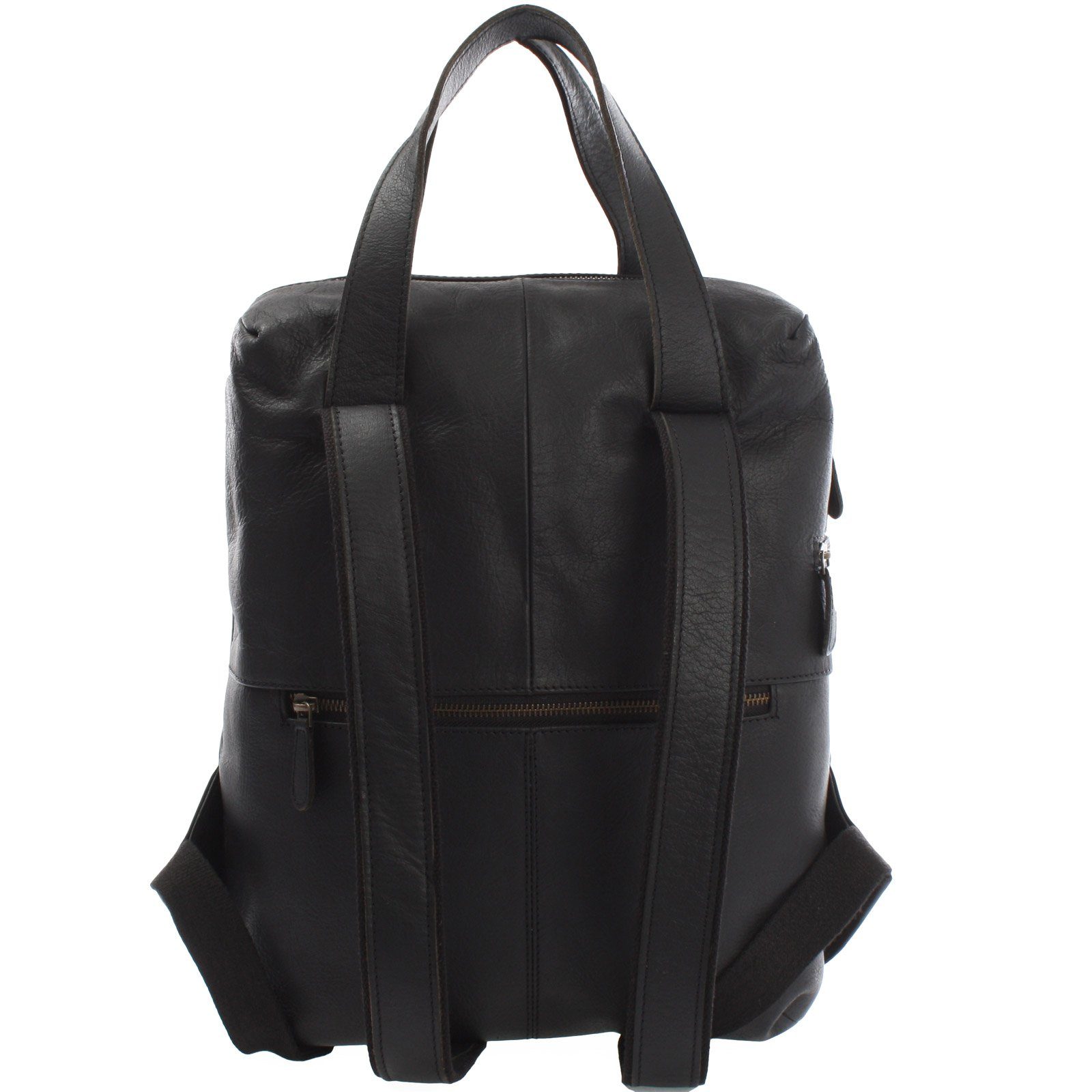 LECONI Cityrucksack Stadtrucksack DIN A4 Damen & Herren Lederrucksack Leder LE1023