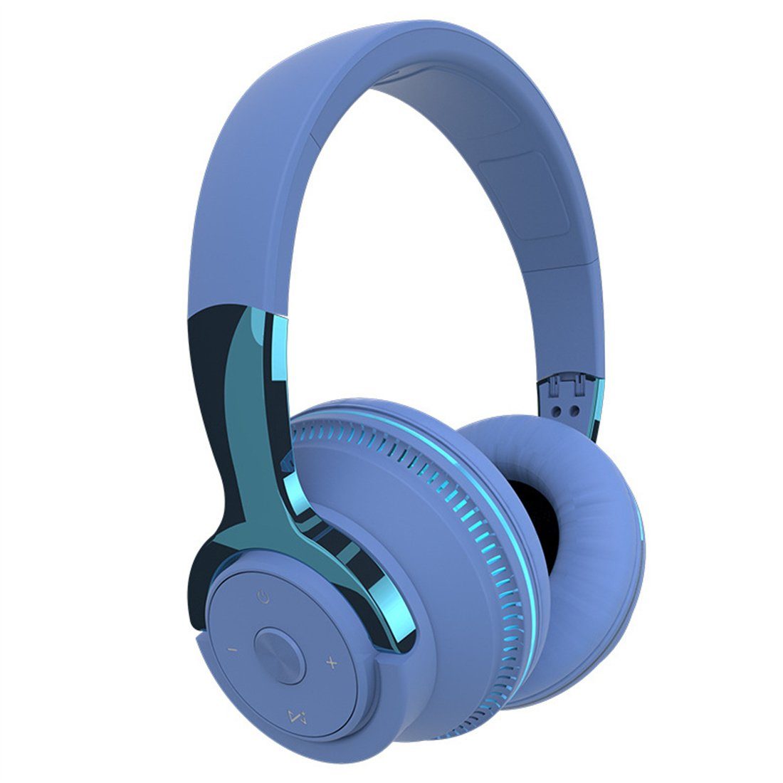 Vollpaket-Sport-Headset Bluetooth-Headset, DÖRÖY Gaming-Headset, kabelloses Bluetooth-Kopfhörer blau