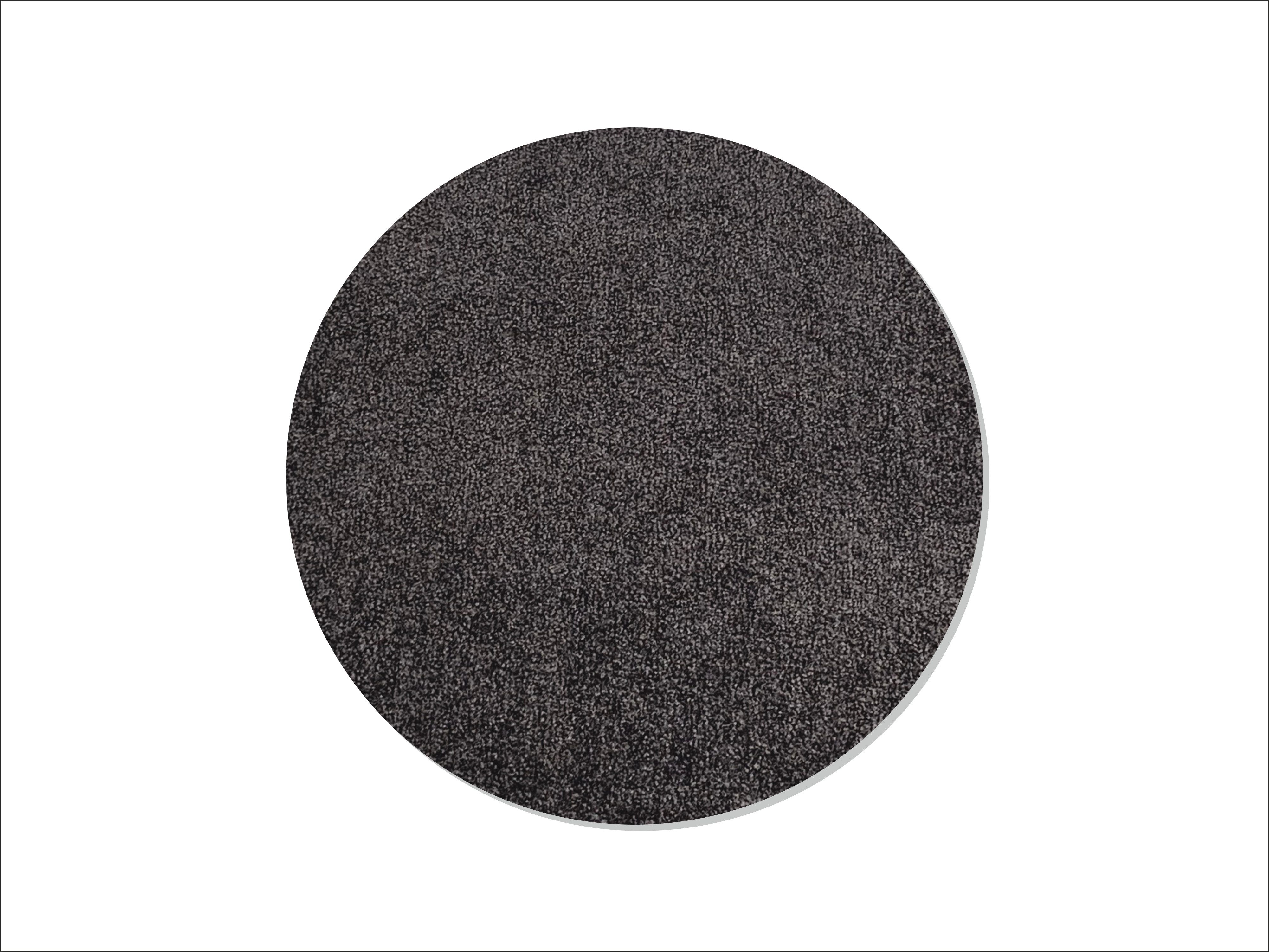 Keilbach Designprodukte Fußmatte point-grande Durchmesser 115cm, rund, Höhe: 9 mm, rutschfest, 30°C waschbar