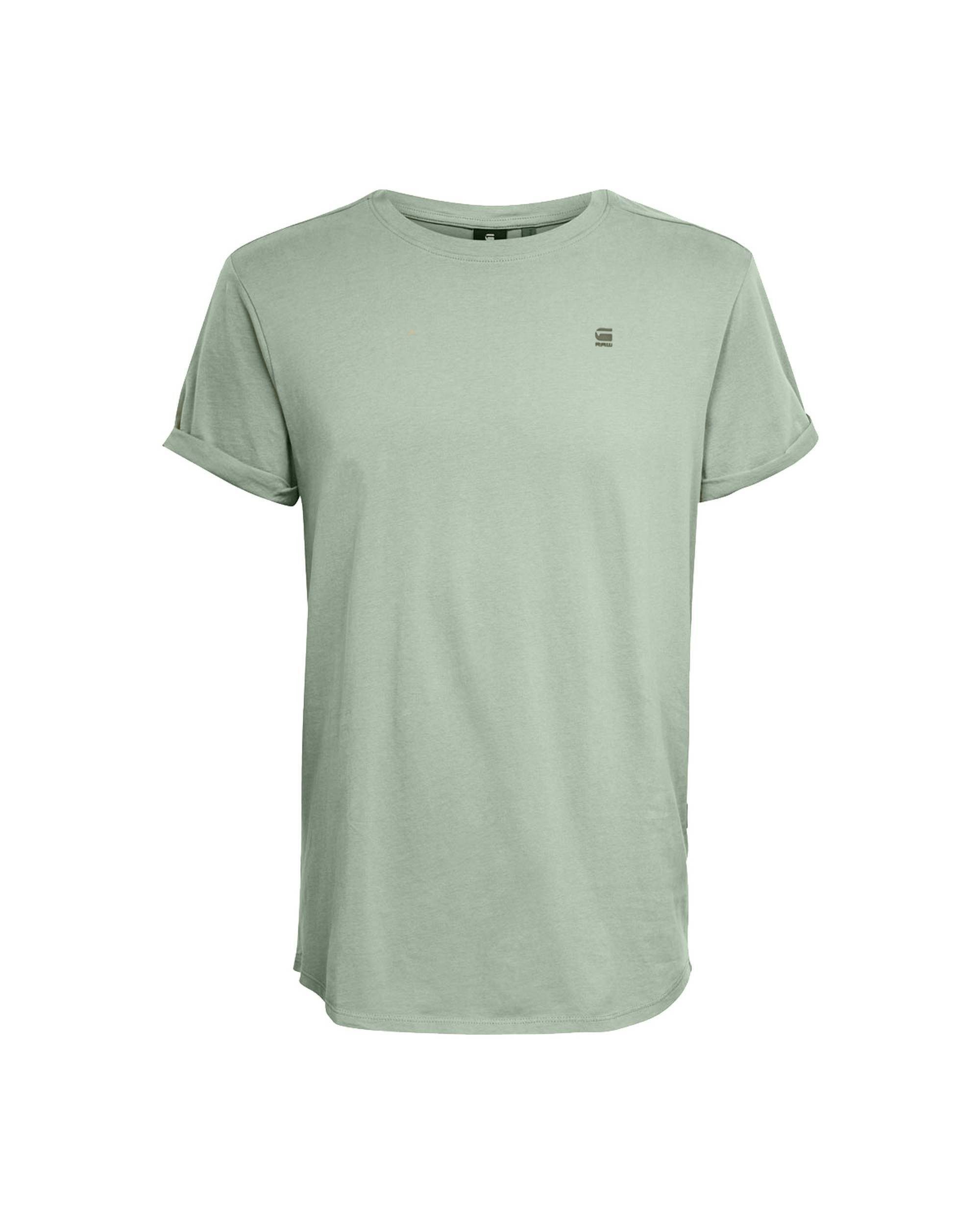 G-Star RAW T-Shirt Herren T-Shirt - Mintgrün Organic Rundhals, Lash, Cotton