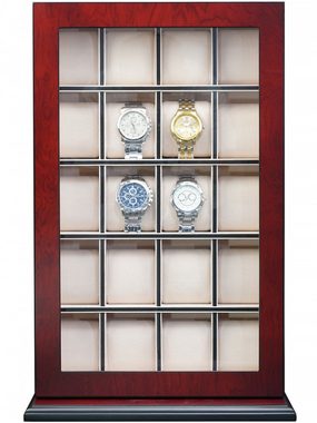 Rothenschild Uhrenbox Rothenschild Uhrenvitrine RS-1135-20BU für 20 Uhren bubinga