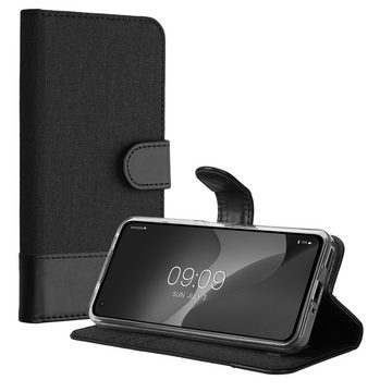 kwmobile Handyhülle Wallet Case für Asus Zenfone 10, Hülle mit Ständer - Handyhülle Kartenfächer