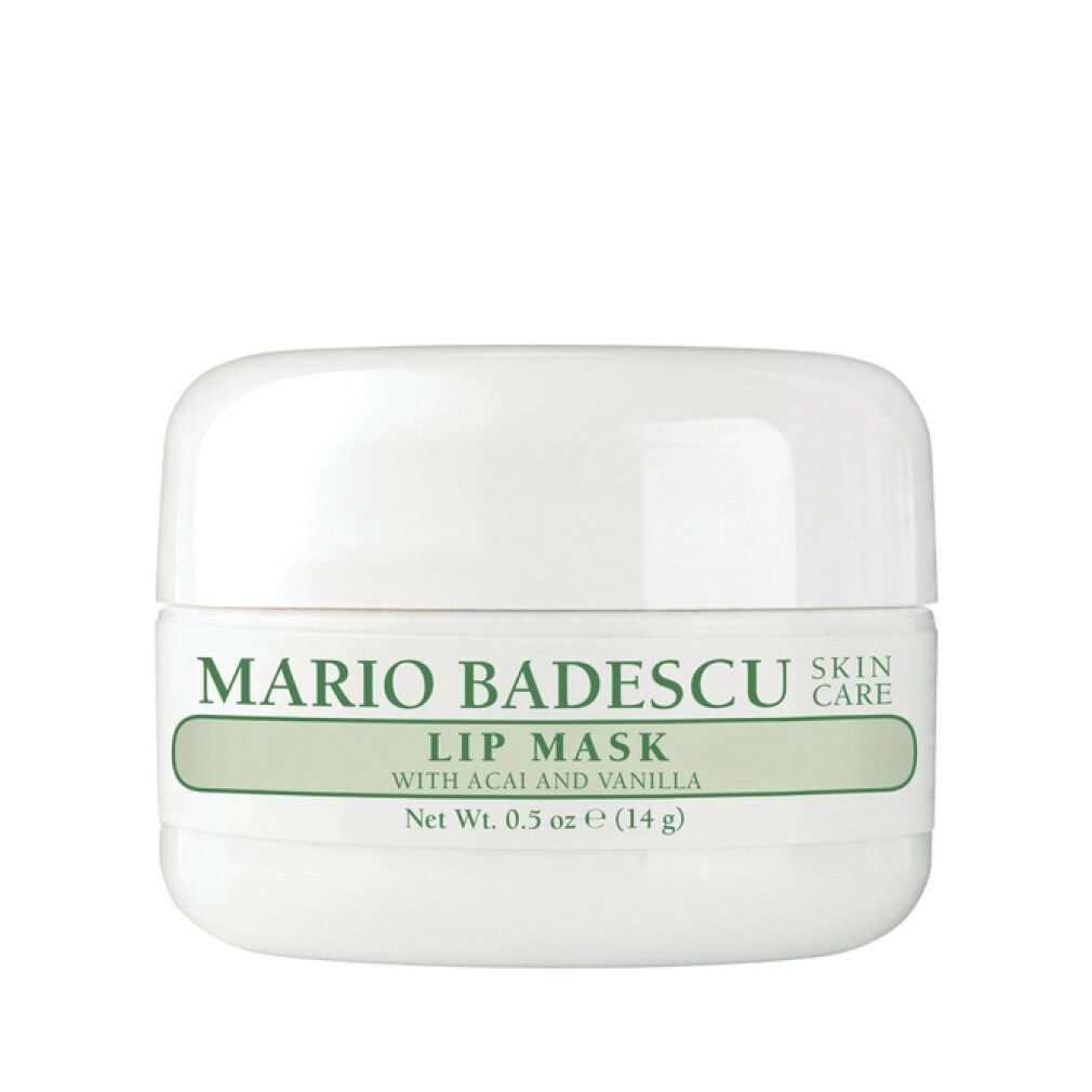 Mario Badescu Lippenpflegemittel Lippenmaske über Nacht (Lippenmaske mit Acai und Vanille) 14 ml