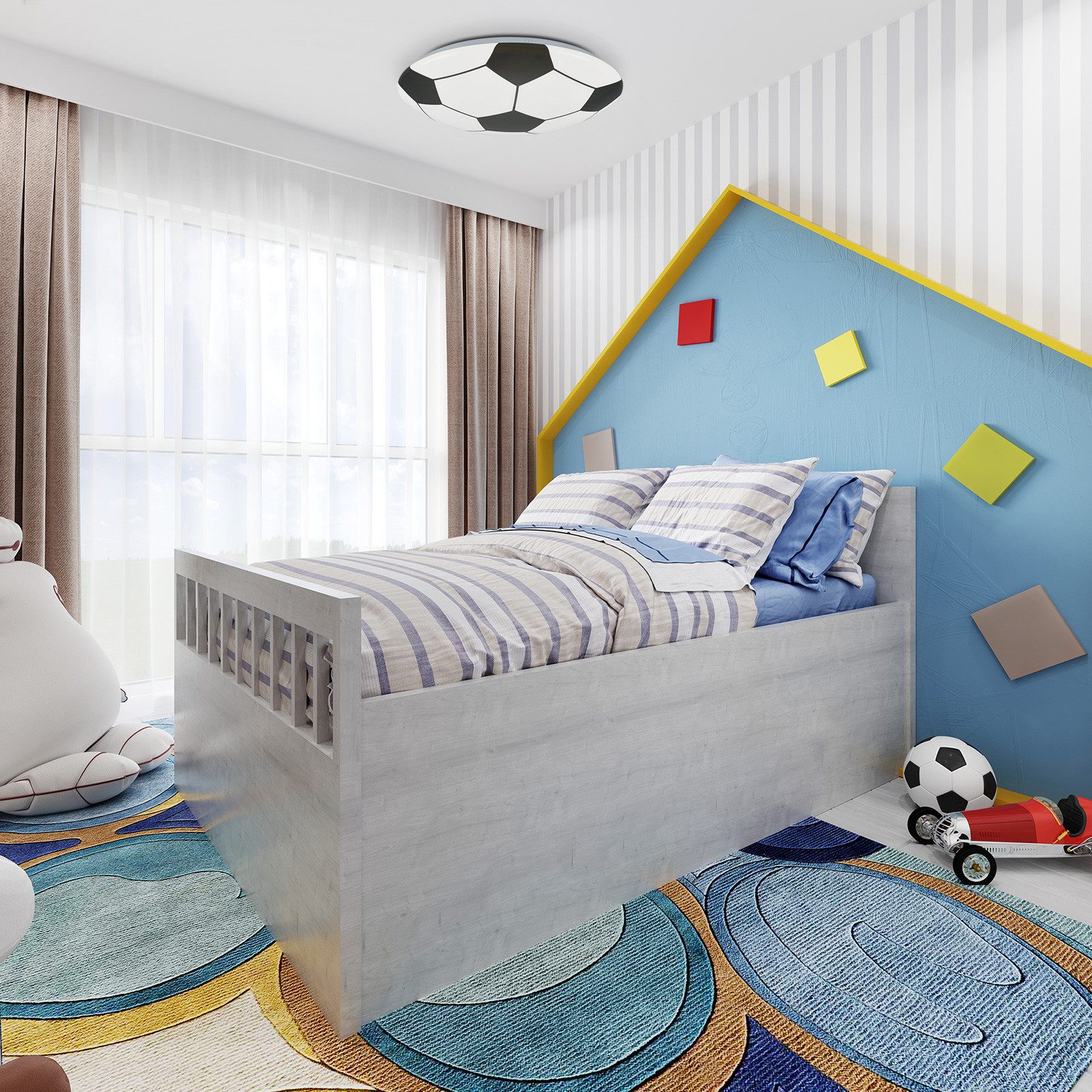 Briloner Leuchten Deckenleuchte Deckenleuchte SOCCER günstig online kaufen