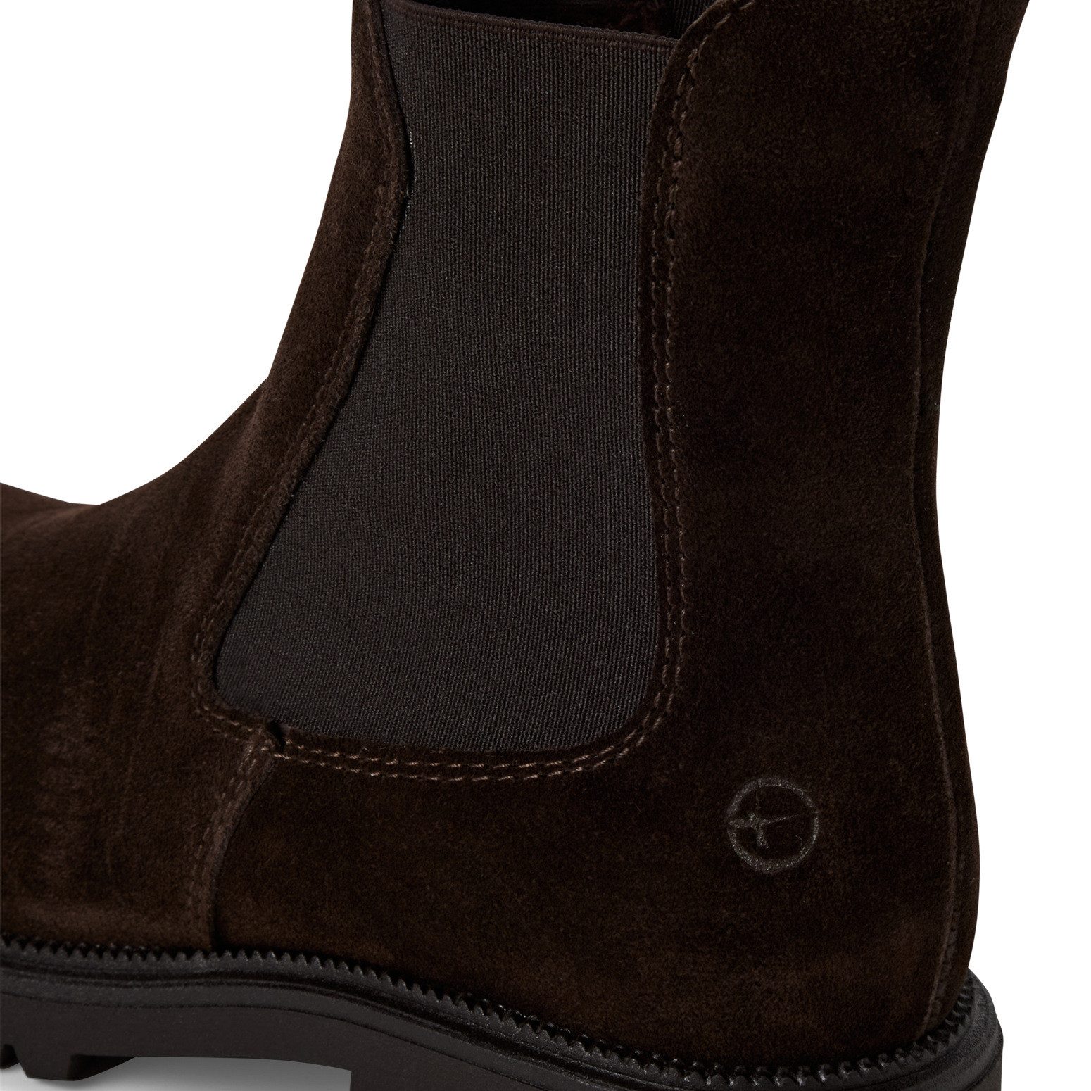 Tamaris Chelseaboots Blockabsatz, Businessschuh, Schlupfboots mit Stretcheinsätzen