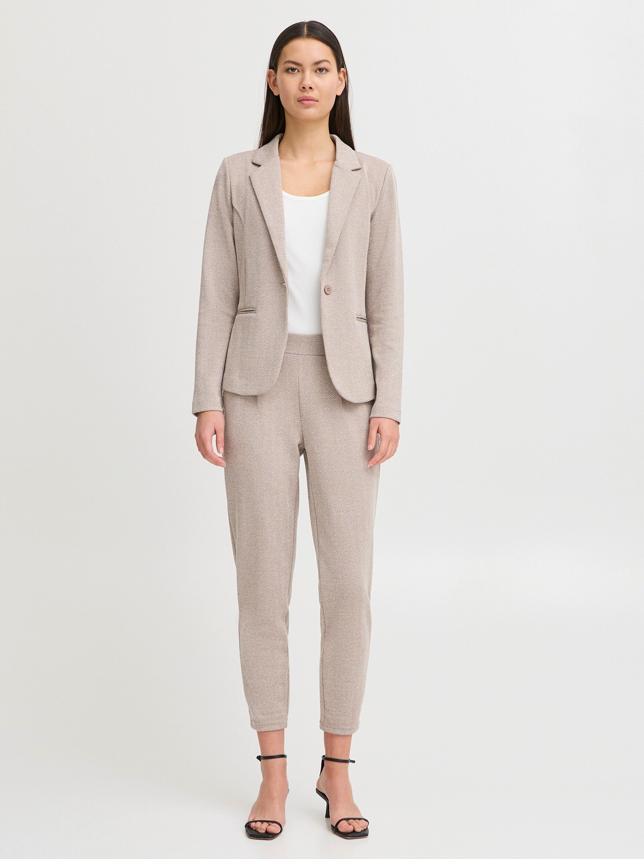 Ichi Kurzblazer Kate (1-tlg) Plain/ohne Details