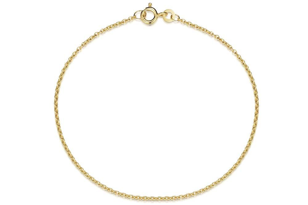 Silberkettenstore Goldarmband Erbsketten Armband 1,5mm - günstig online kaufen