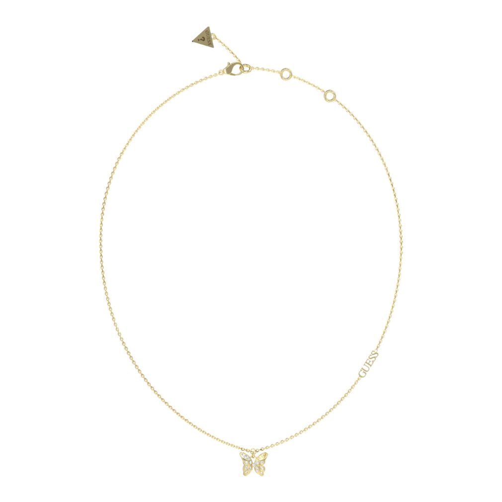 Guess Kette mit Einhänger Zierliche vergoldete günstig online kaufen