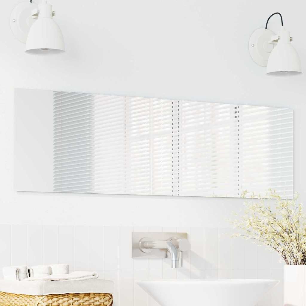 vidaXL Spiegel Wandspiegel Rechtwinklig 30 x 100 cm Gehärtetes Glas (1-St)