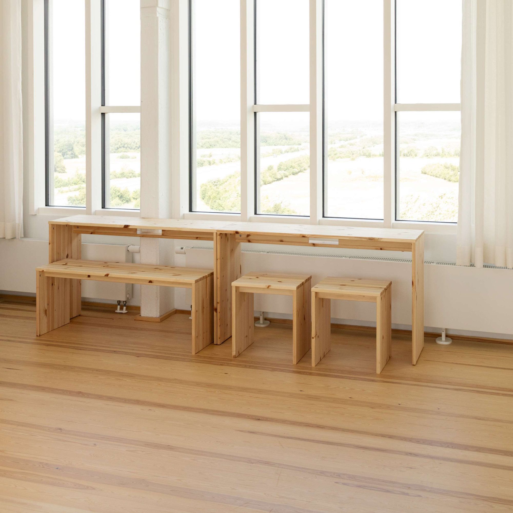 Karup Design Essbank Join-In Bench, stabile Sitzbank, aus FSC®-Massivholz, minimalistisches Design, langlebig, flexibel, vielseitig éinsetzbar
