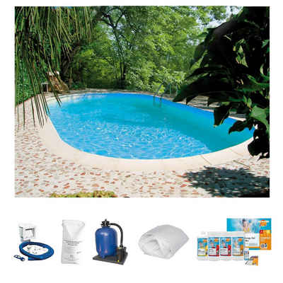 SUMMER FUN Ovalpool Premium Tahiti (Set)