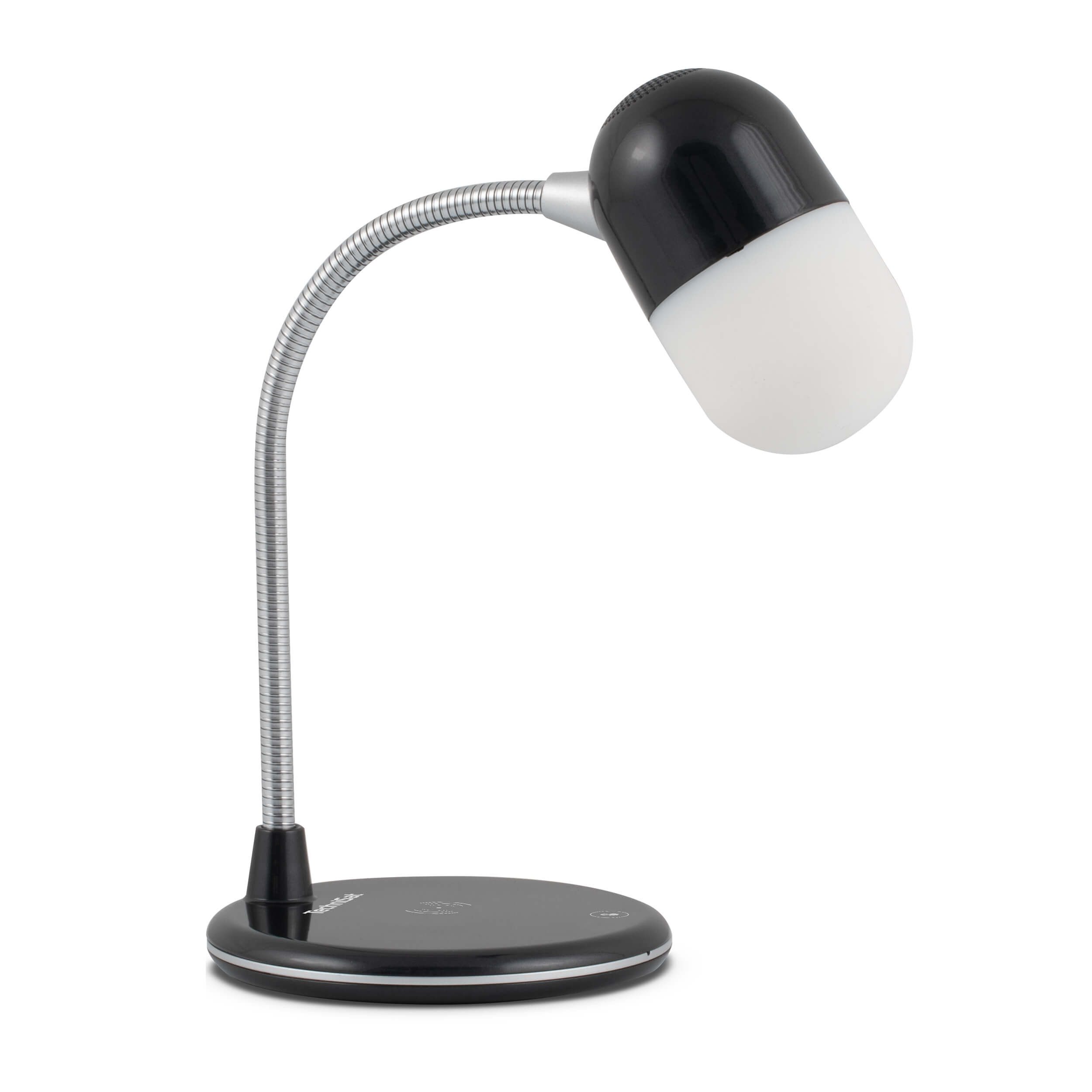 TechniSat Tischleuchte VIOLA - Tischlampe, Neutralweiß, Kaltweiß, Warmweiß, Tageslichtweiß, Bluetooth, Wireless Charging, 3 W Lautsprecher, 3 Lichtfarben, dimmbar
