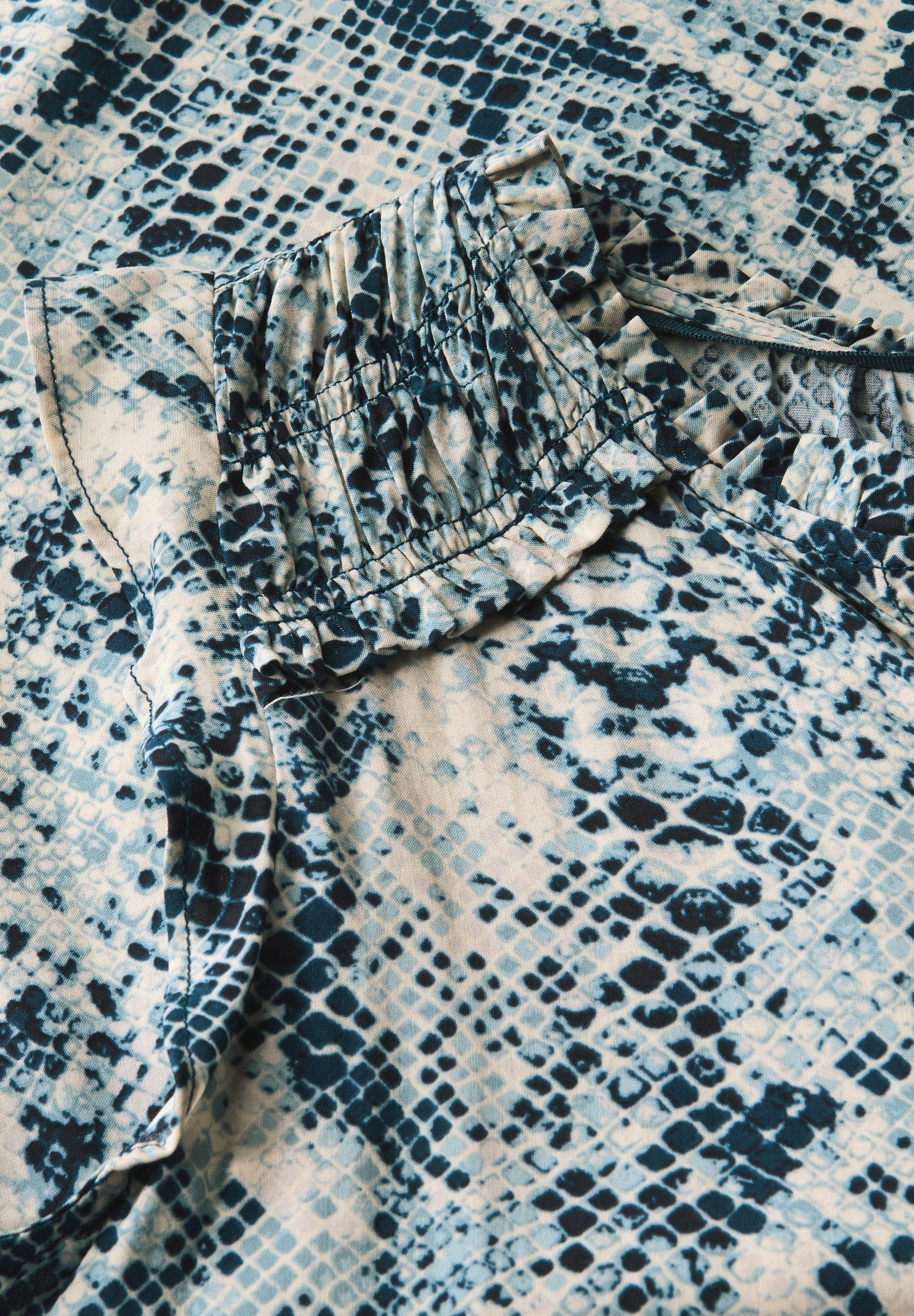 STREET ONE Blusentop Print mit Rüschen