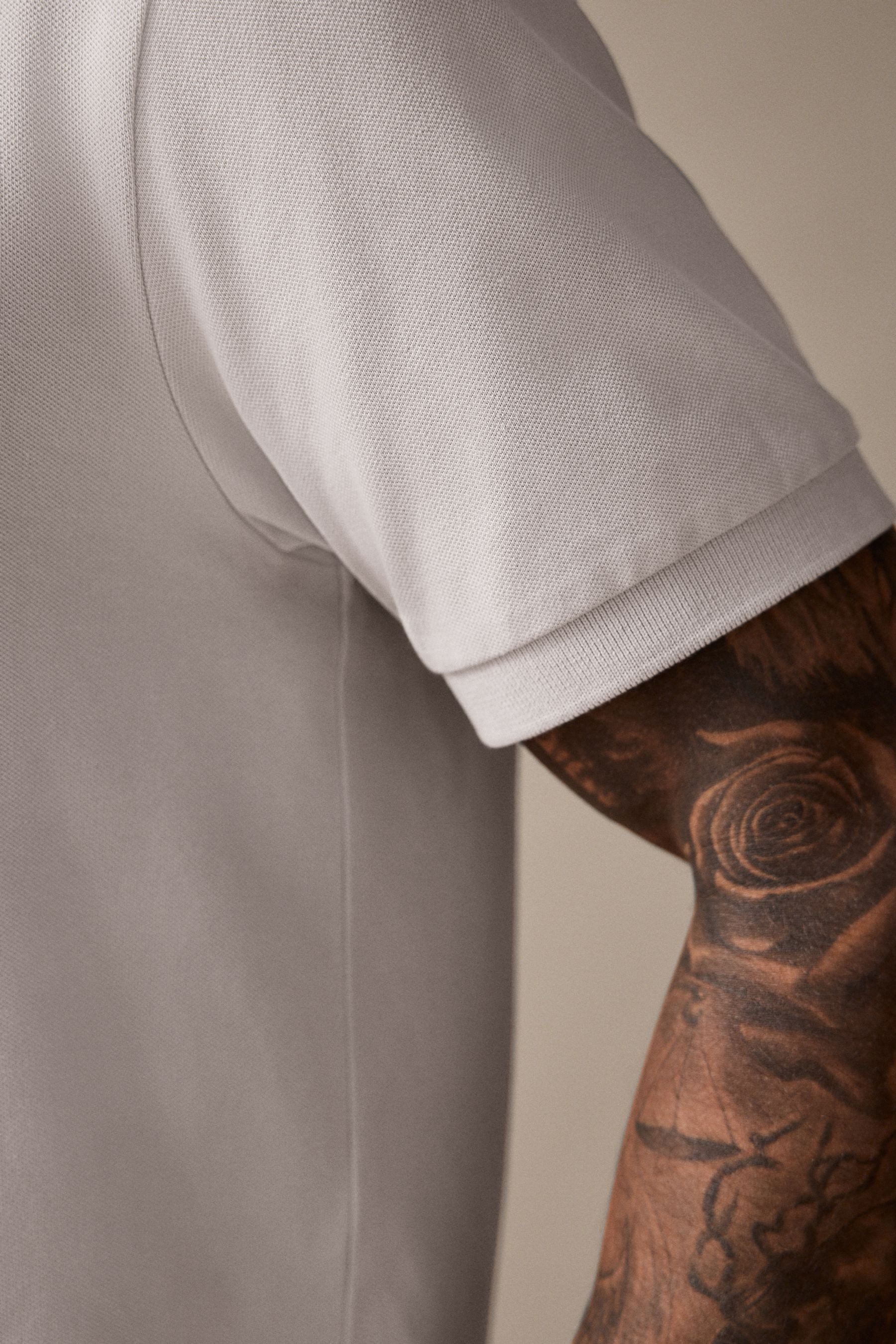 Next Poloshirt Piqué-Polo-Shirt mit Reverskragen (1-tlg)
