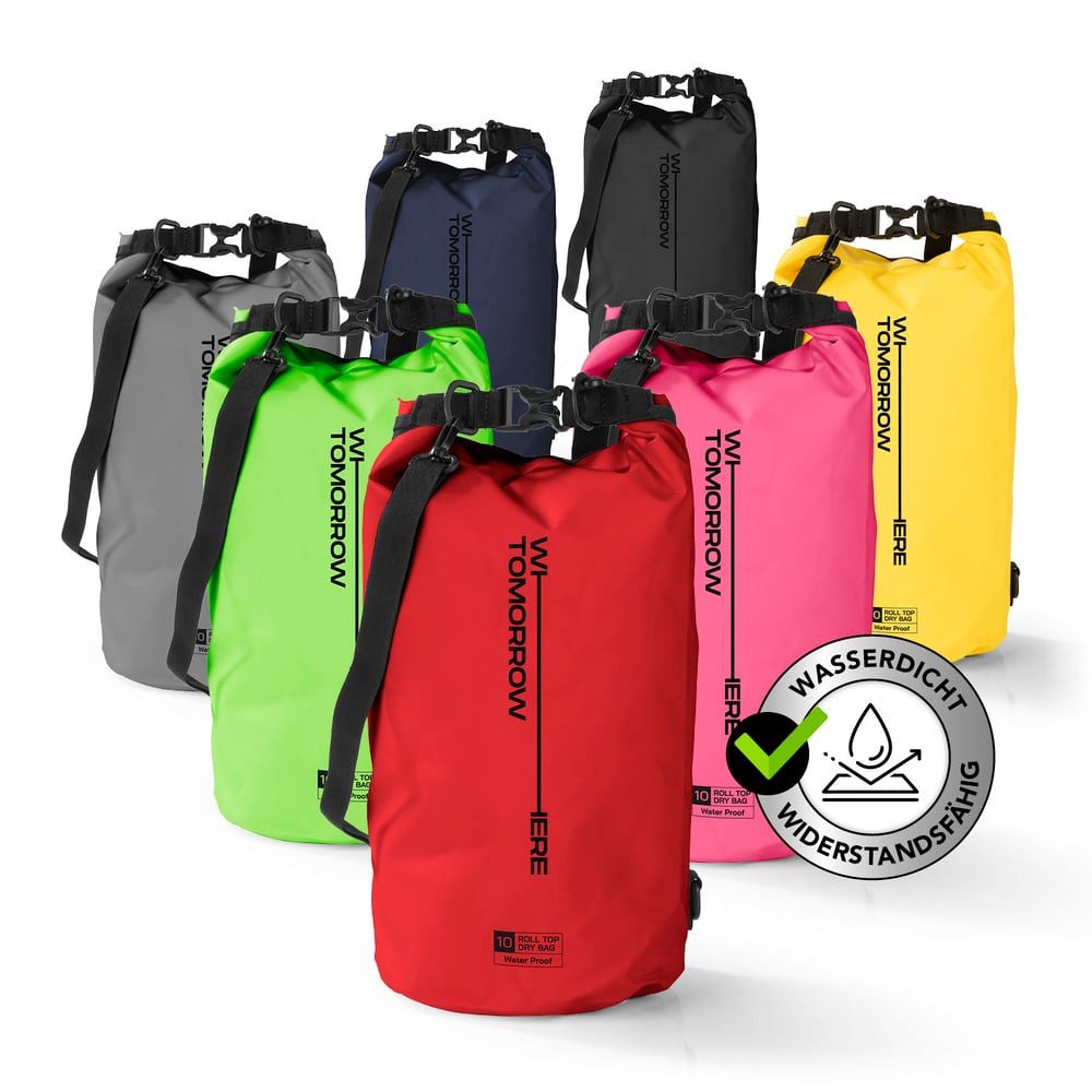 #DoYourSports Aufbewahrungstasche Dry Bag 10L, Outdoor Tasche Camping Angeln wasserdicht Handy sicher aufbewahren