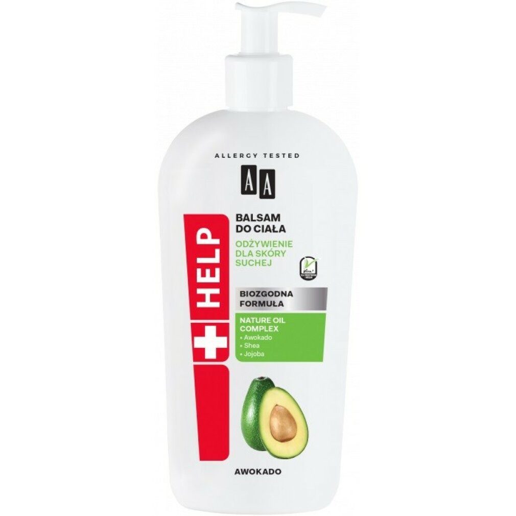 aa-design Körperpflegemittel AA Help Natürlicher Körperbalsam für trockene Haut Avocado