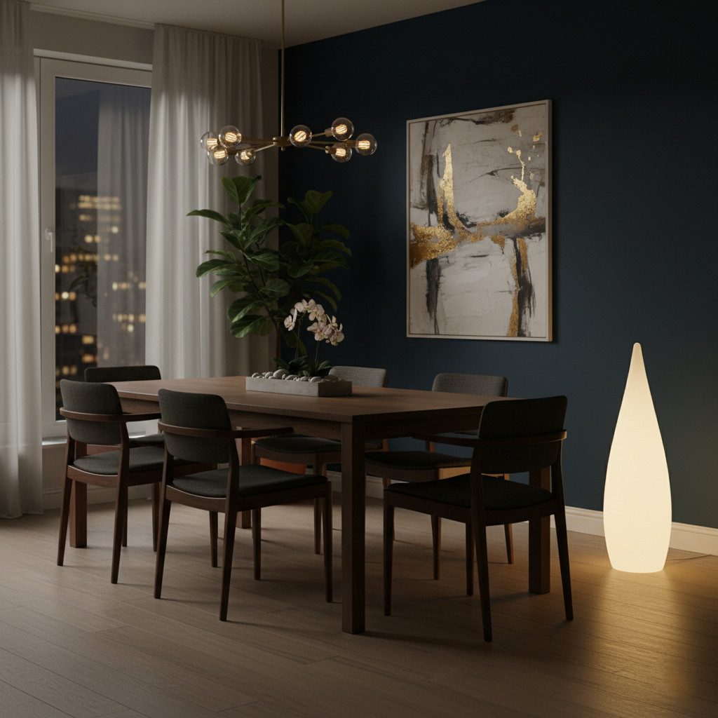 @tec LED Stehlampe kabellos 80 cm Bodenleuchte mit Farbwechsel, Akku, 16 Fa günstig online kaufen