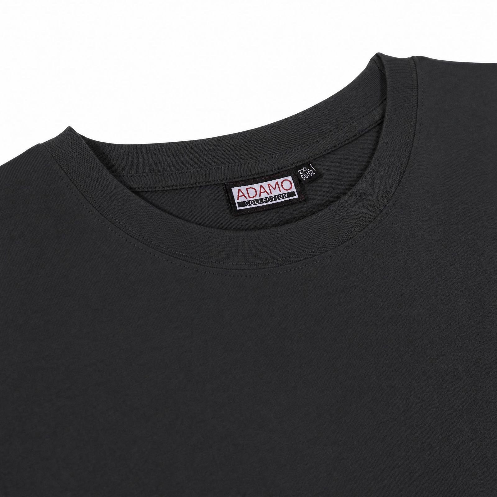ADAMO Rundhalsshirt Adamo 2er Pack T-Shirt schwarz Übergröße – Bild 2 von 2