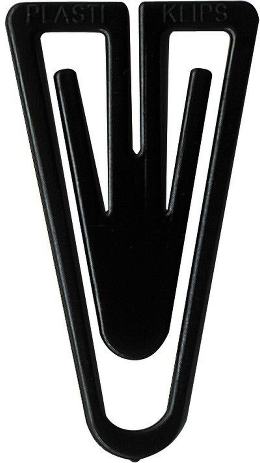 Büroklammer Büroklammern Super Plastiklips 250mm VE=1 Stück schwarz