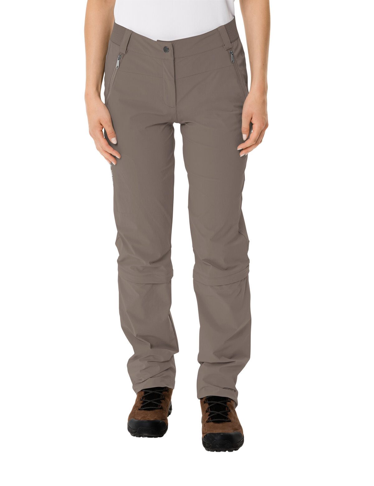 VAUDE Funktionshose Women's Farley Stretch Capri T-Zip Pants III (1-tlg) schnellstrocknende und strapazierfähige Outdoor-Hose