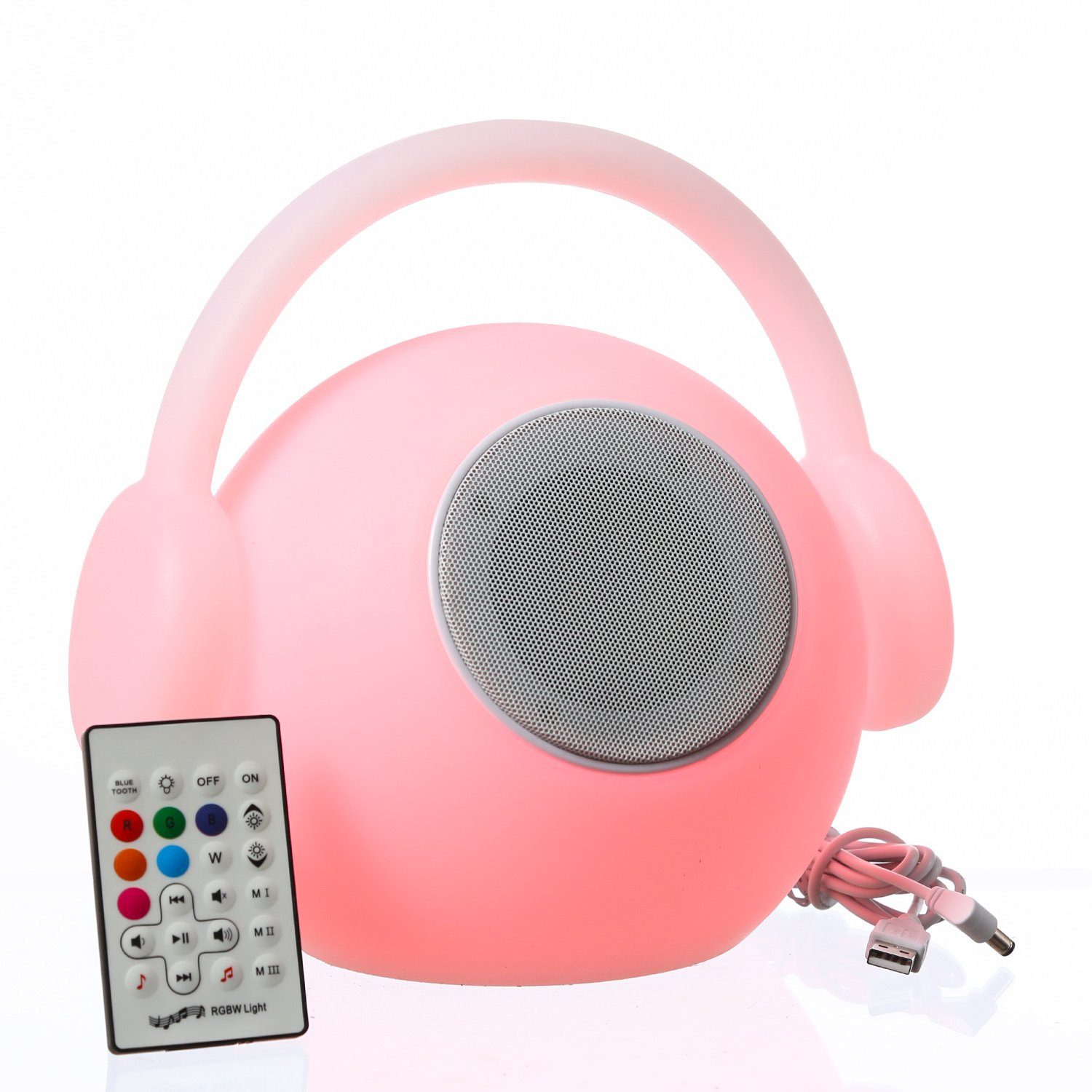 mit Lautsprecher EVE Terrasse Bluetooth LED mehrfarbig MARELIDA Außen-Tischleuchte Classic, aufladbar, LED LED / Tischleuchte für bunt