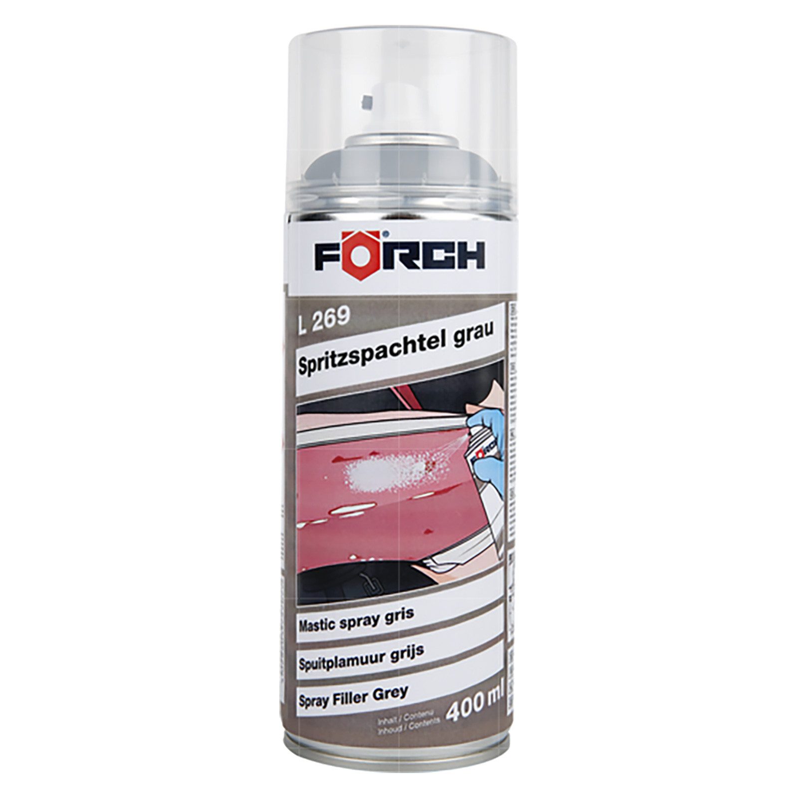 FÖRCH Universalgrundierung L269 Spritzspachtel Grau - 0.4 Ltr