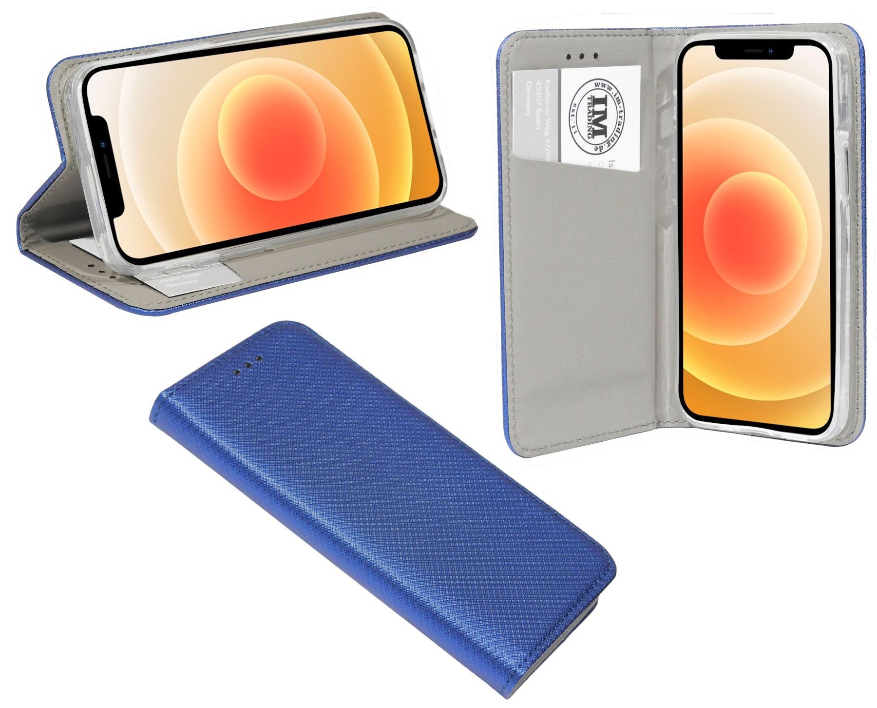cofi1453 Handyhülle cofi1453® Buch Tasche "Smart" kompatibel mit iPhone 12 Handy Hülle Etu