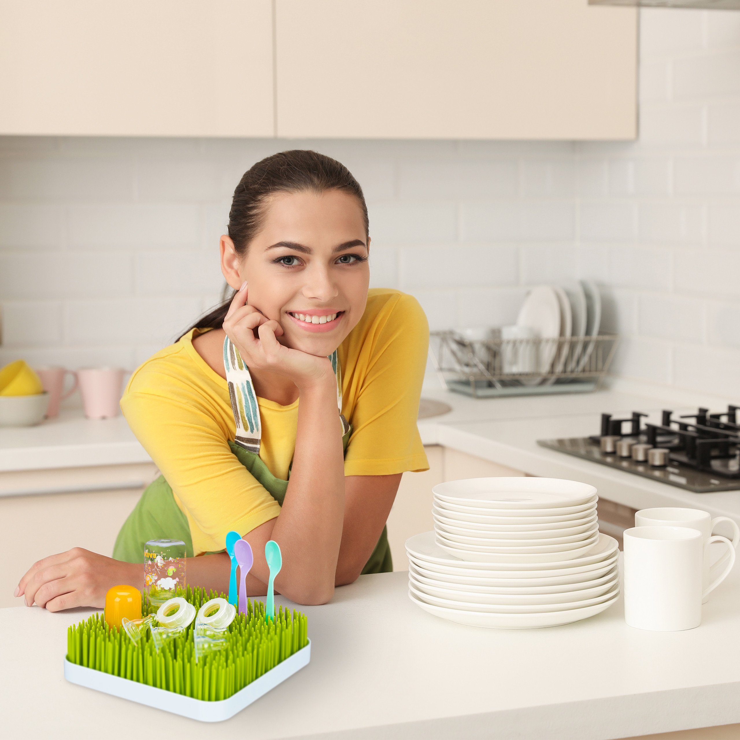 relaxdays Trockenständer Abtropfgestell Babyflaschen