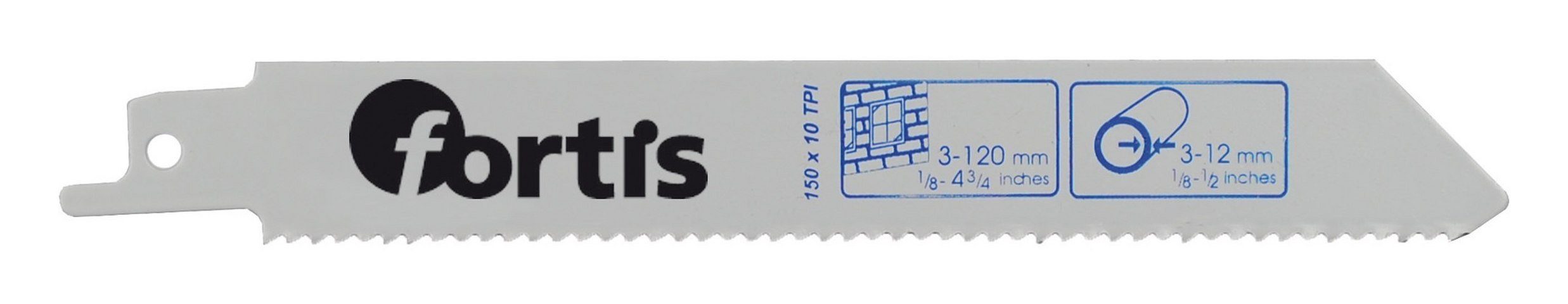 fortis Säbelsägeblatt (2 Stück), Bi-Metall HSS 150 / 130 / 2,5