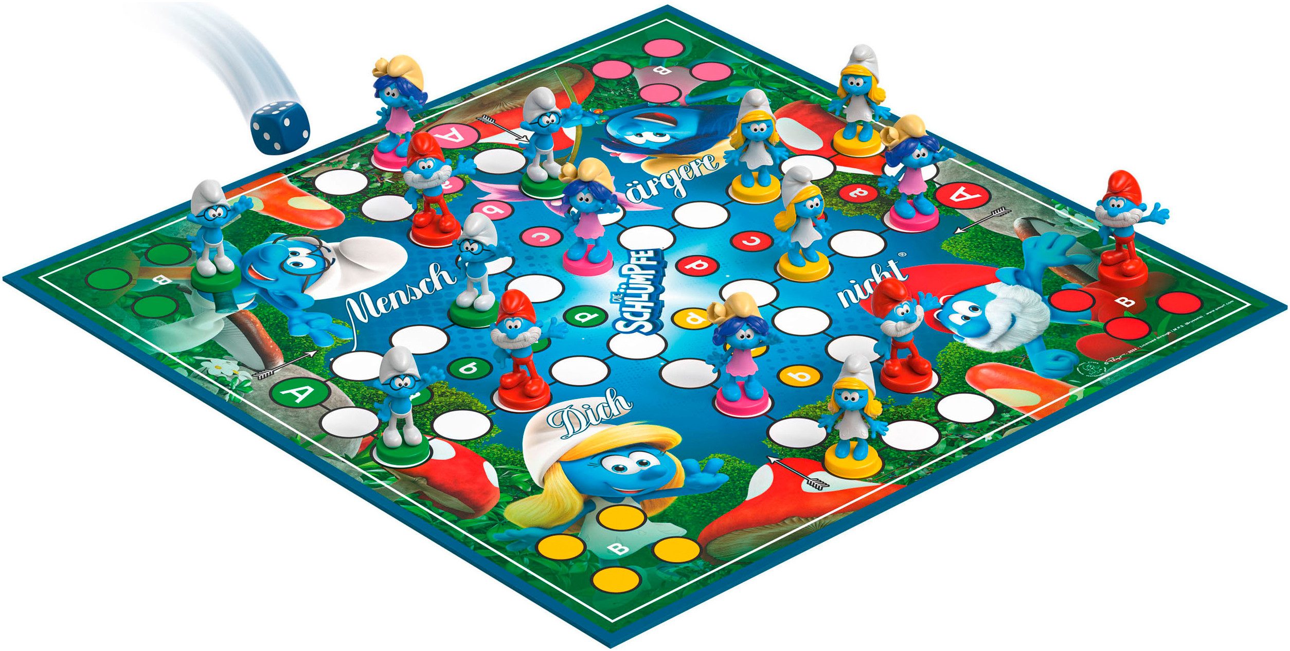 Schmidt Spiele Spiel Mensch ärgere Dich nicht®, Die Schlümpfe, Familienspiel