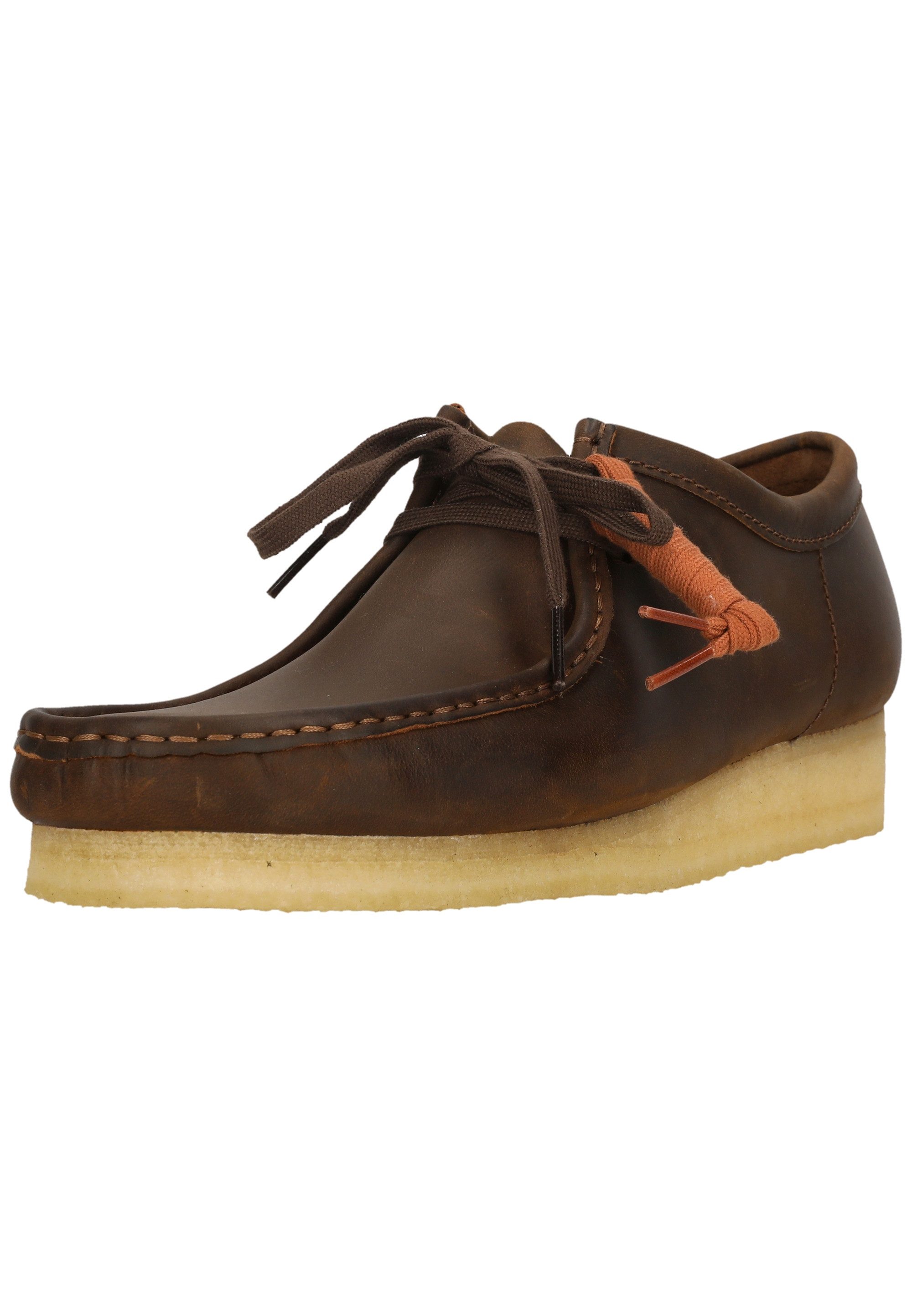 Clarks Wallabee Beeswax Schnürschuh im klassischen Design
