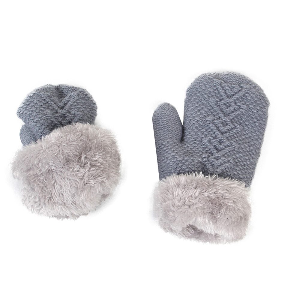 Cachito Filzhut Kinder Mütze Schal Handschuhe Set (3-St) Niedliches Design Geeignet fur 1-4 Jahre alte Kinder Unisex