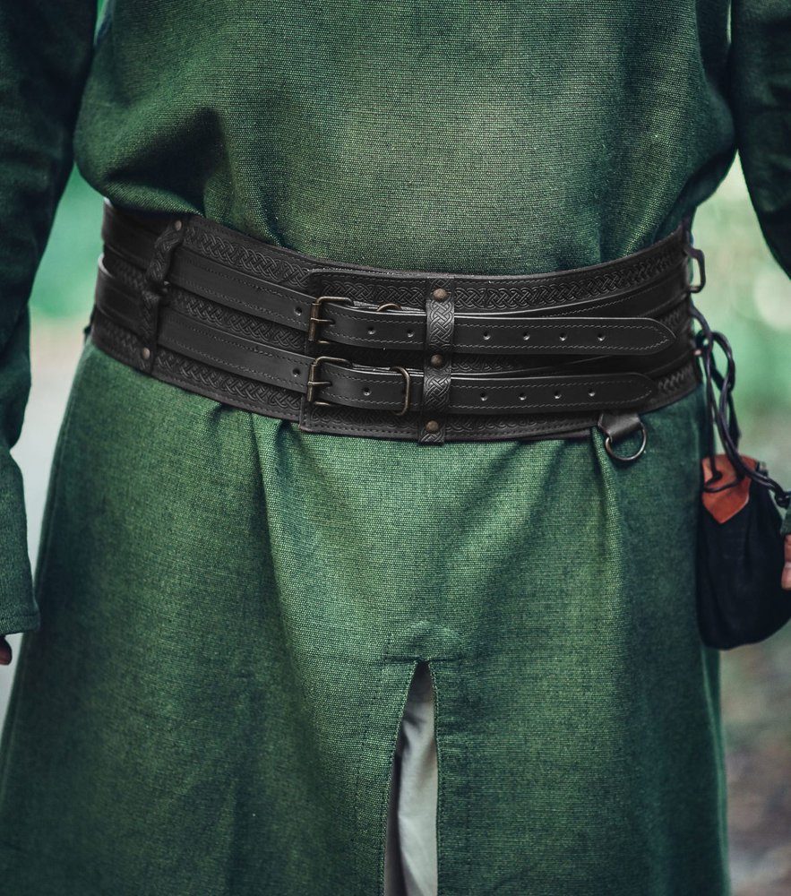 Leonardo Carbone Ritter-Kostüm Schwarz 100cm