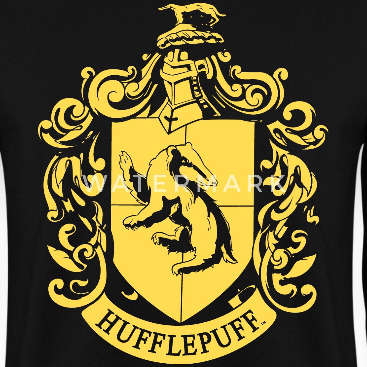 Spreadshirt Sweatshirt Harry Potter Hufflepuff Wappen Unisex Pullover (1-tlg)