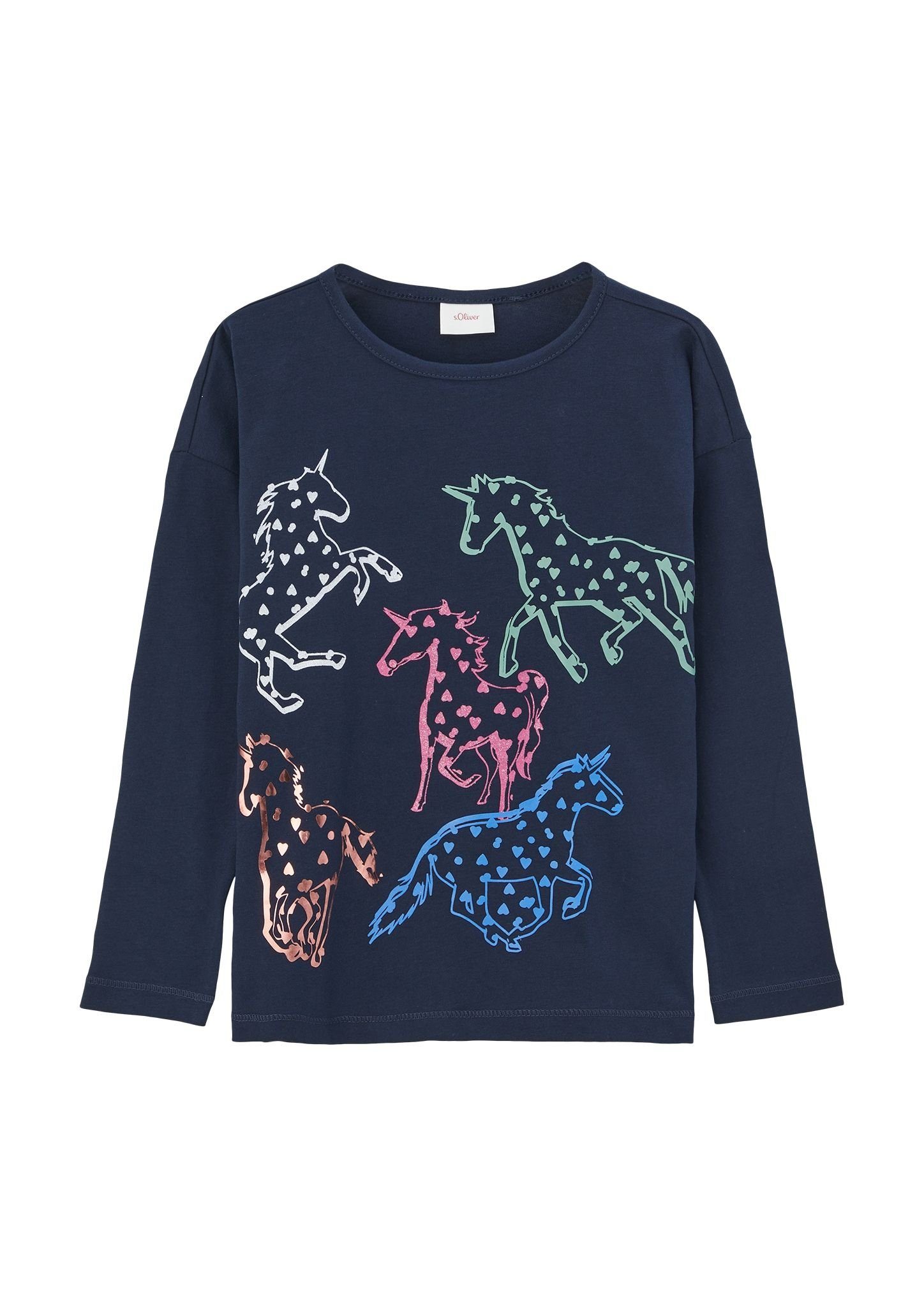 S.Oliver Junior Mädchen Leggings In Blau, Größe 98 – Bequeme Leggings Für Den Casual-Look