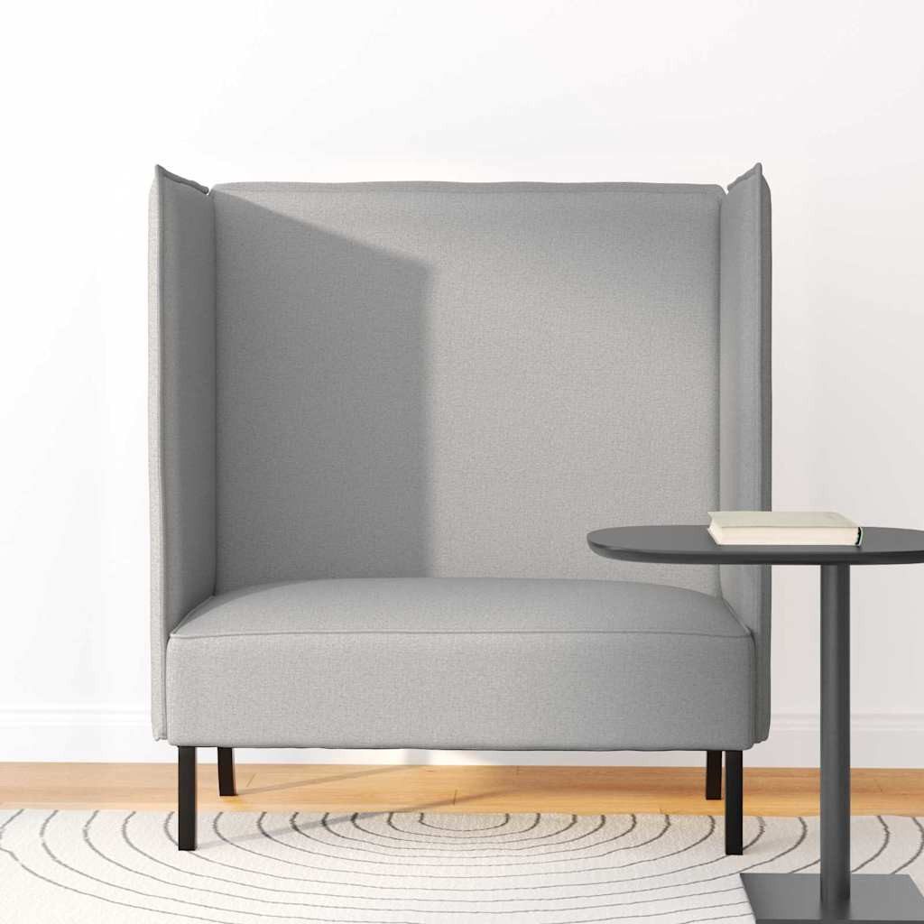 vidaXL Sofa Hoher Rücken Sofa Wolken-Grau günstig online kaufen